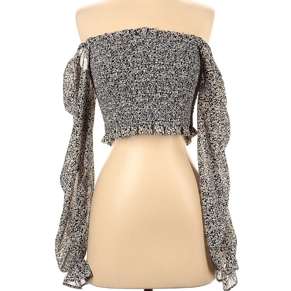 NWOT. Smocked Blouse